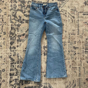 Women's Madewell Blue Curvy Perfect Vintage Flare Jeans 24P